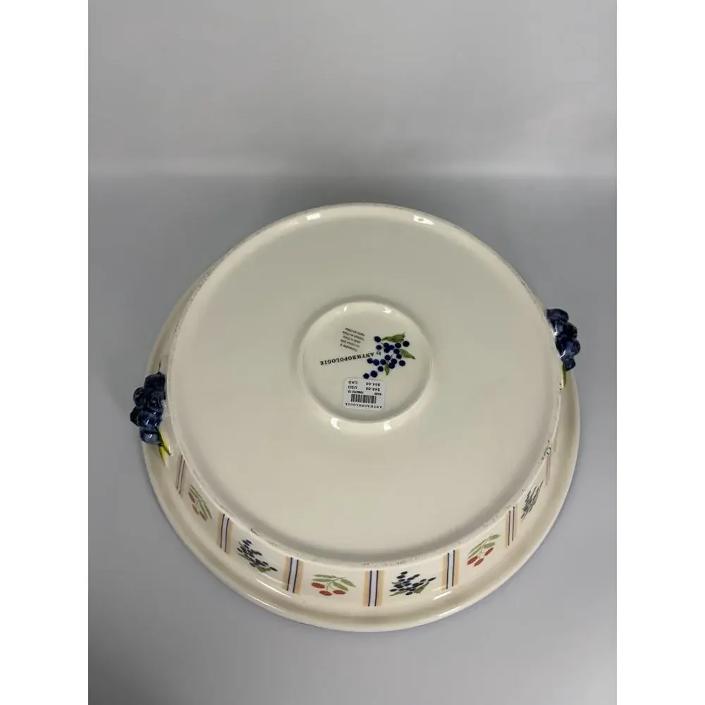 Anthropologie Lou Rota Stoneware Pie Dish
